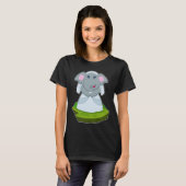 T-shirt Voile de Mariée d'Éléphant (Devant entier)