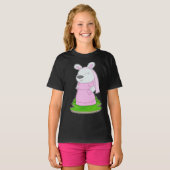 T-shirt Voile de mariée Lapin Mariée (Devant entier)