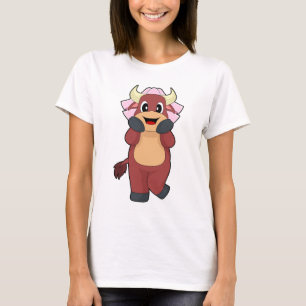 T-shirt Voile de mariée taureau Mariage