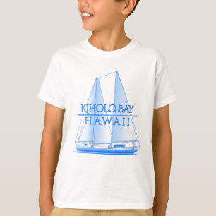 T-shirt Voile nautique côtière de la baie de Kiholo