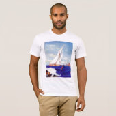 T-shirt Voile Par le phare par Albert B. Marques (Devant entier)