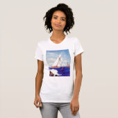 T-shirt Voile Par le phare par Albert B. Marques (Devant entier)