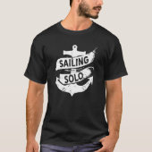 T-shirt Voile Solo Voilier Voilier Simple Main (Devant)