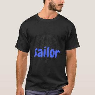 T-shirt Voilier Avec Vent Rose Sports Nautiques Bateau Voi