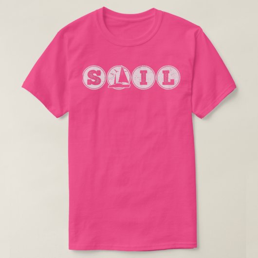 T-shirt Voilier Bateau Voilier Vintage (Design devant)