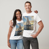 T-shirt voilier cool (Unisexe)