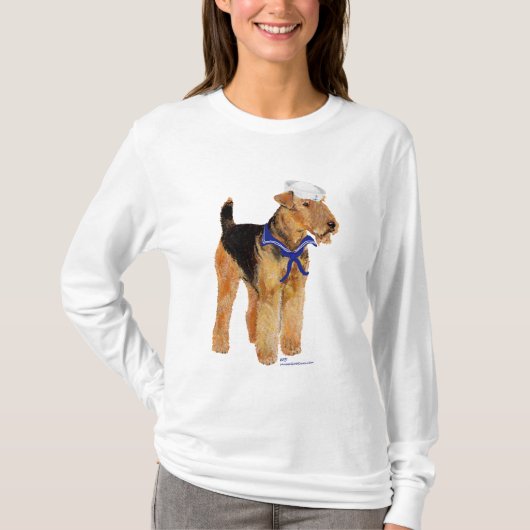T-shirt Voilier de chien salé (Devant)