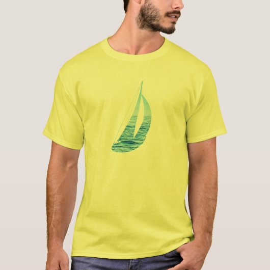 T-shirt voilier d'océan (Devant)