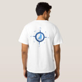 T-shirt Voilier Et Rose De Compass (Dos entier)