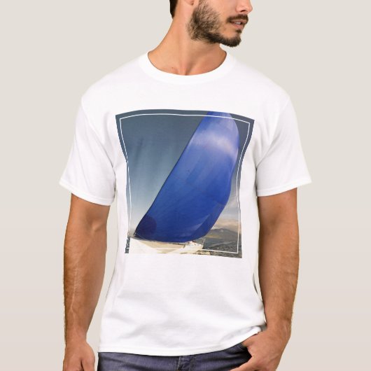 T-shirt Voilier inclinant en vent (Devant)