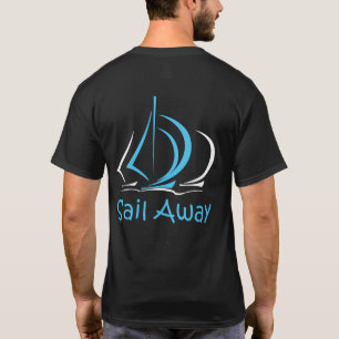 T-shirt Voilier Voilier Bateau à voile Sand Ocean Gul