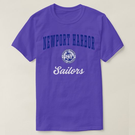T-shirt Voiliers de l'école secondaire Newport Harbour C3 (Design devant)