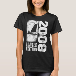 T-shirt Voiliers de yacht pour marins Vintage 2008 Anniver
