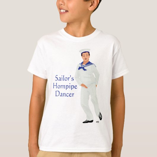 T-shirt Voiliers Hornpipe Highland Dancer (Devant)