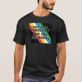T-shirt Voir Ability Disability Pride Inspirational (Devant)