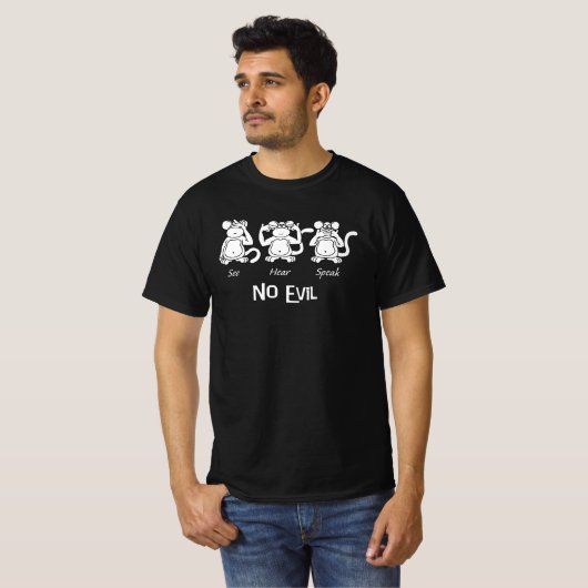 T-shirt Voir Hear Speed No Evil (Devant entier)