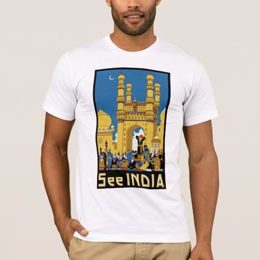 T-shirt Voir Inde ~ Hyderabad (Devant)
