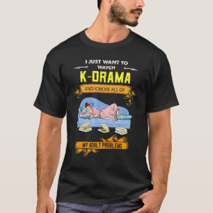 T-shirt Voir K Drama Ignorer les problèmes des adultes