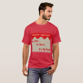 T-shirt Voir la chemise Happy Husband (Devant entier)