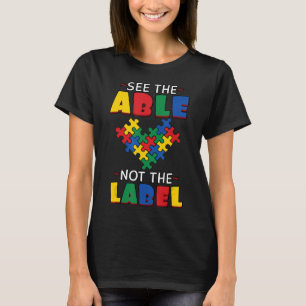 T-shirt Voir La Journée De Sensibilisation À L'Autiste Éti