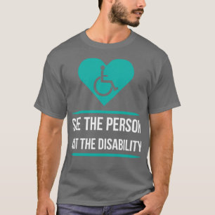 T-shirt Voir La Personne Qui N'Est Pas Handicap A