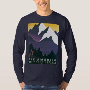 T-shirt Voir l'accueil de ~ de l'Amérique au Montana