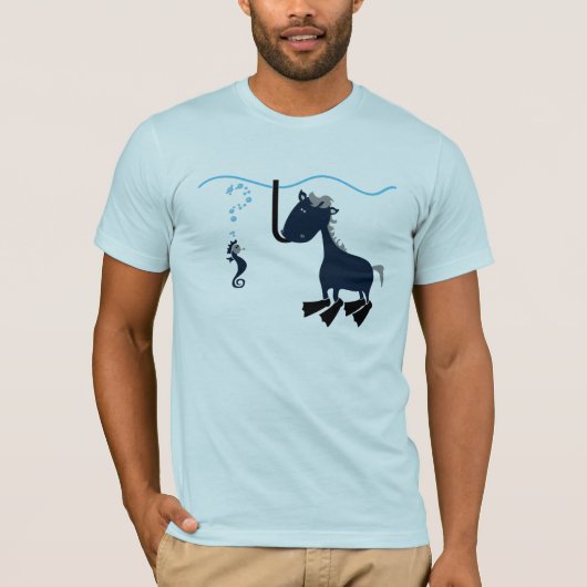 T-shirt Voir le cheval ? (Devant)
