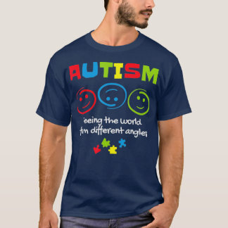 T-shirt Voir Le Monde D'Angles Différents Autisme