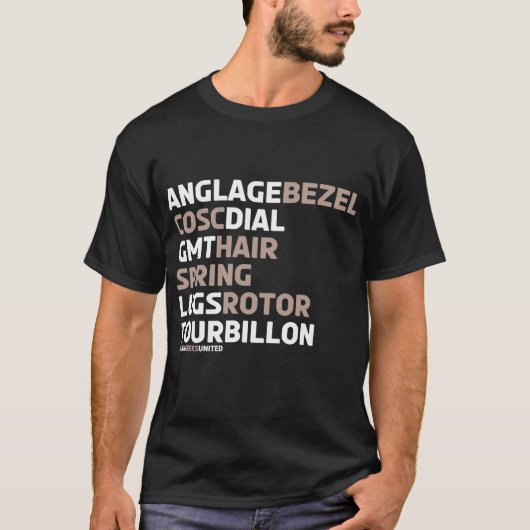 T-shirt Voir les termes terminologiques. (Devant)