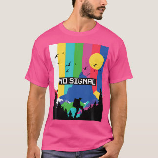 T-shirt Voir Plus De Couchers De Soleil Que Tv Montagnes V