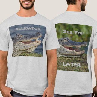 T-shirt Voir plus tard Alligator