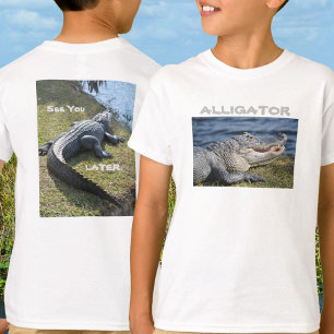 T-shirt Voir plus tard Alligator Fun Faune