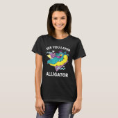 T-shirt Voir plus tard Alligator Zoo Animal (Devant entier)