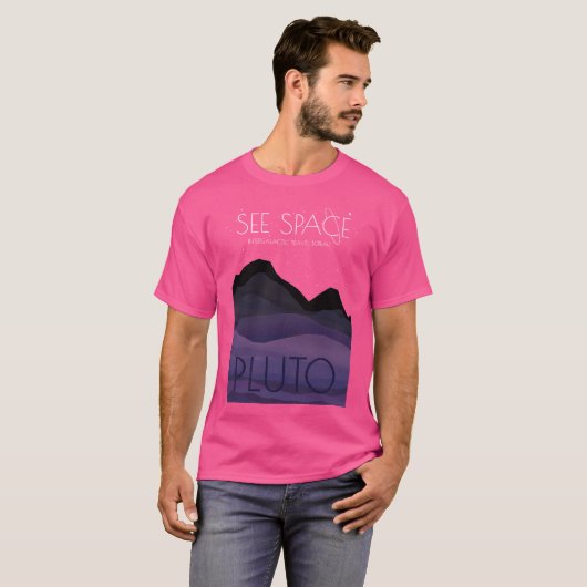 T-shirt Voir Pluto Space (Devant entier)