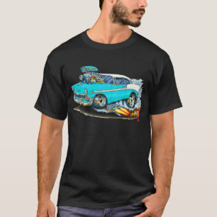 T-shirt Voiture 1956 de turquoise de Chevy 150-210