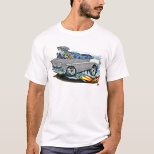 T-shirt Voiture 1956 grise de Chevy 150-210
