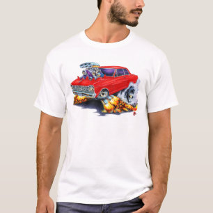 T-shirt Voiture 1962-65 de rouge de nova