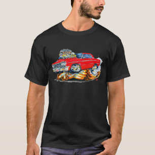 T-shirt Voiture 1964 de rouge d'impala