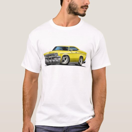 T-shirt Voiture 1965-66 jaune d'impala (Devant)
