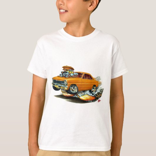 T-shirt Voiture 1966-67 d'orange de nova (Devant)