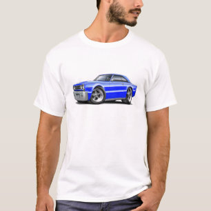 T-shirt Voiture 1967 de bleu de belvédère