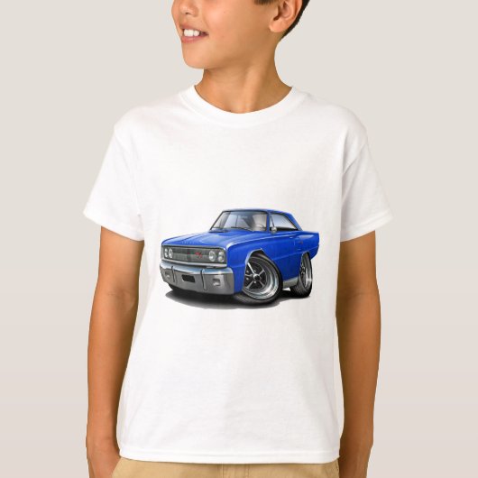 T-shirt Voiture 1967 de bleu de Coronet droite (Devant)