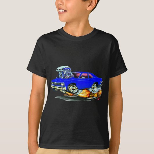 T-shirt Voiture 1968-70 de bleu de nova (Devant)