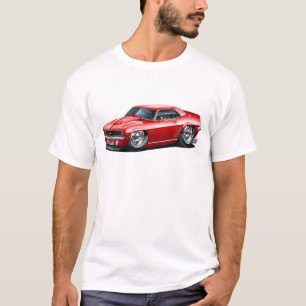 T-shirt Voiture 1969 de rouge de Camaro