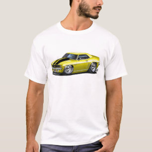 T-shirt Voiture 1969 Jaune-Noire de Camaro