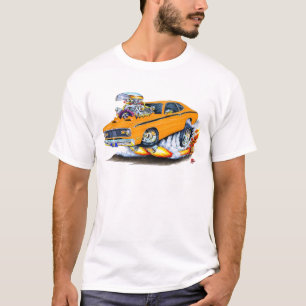 T-shirt Voiture 1970-74 d'orange de chiffon de Plymouth