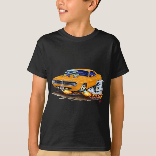 T-shirt Voiture 1970 d'orange de Cuda (Devant)