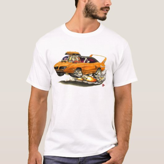 T-shirt Voiture 1970 d'orange de Superbird (Devant)