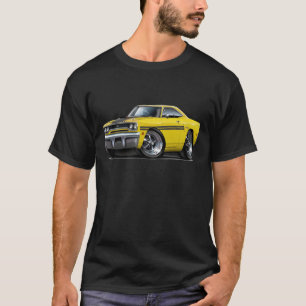 T-shirt Voiture 1970 Jaune-Noire de Plymouth GTX