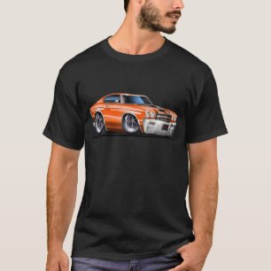 T-shirt Voiture 1970 Orange-Noire de Chevelle